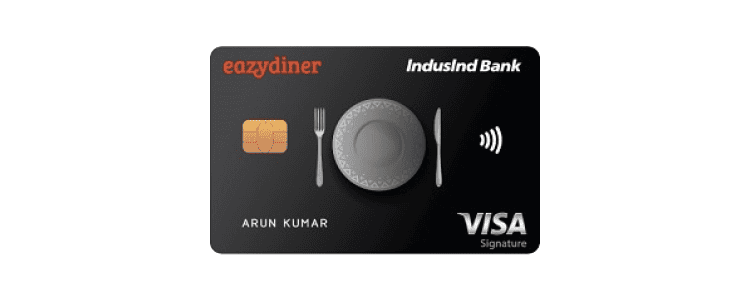 EazyDiner IndusInd Bank Credit Card